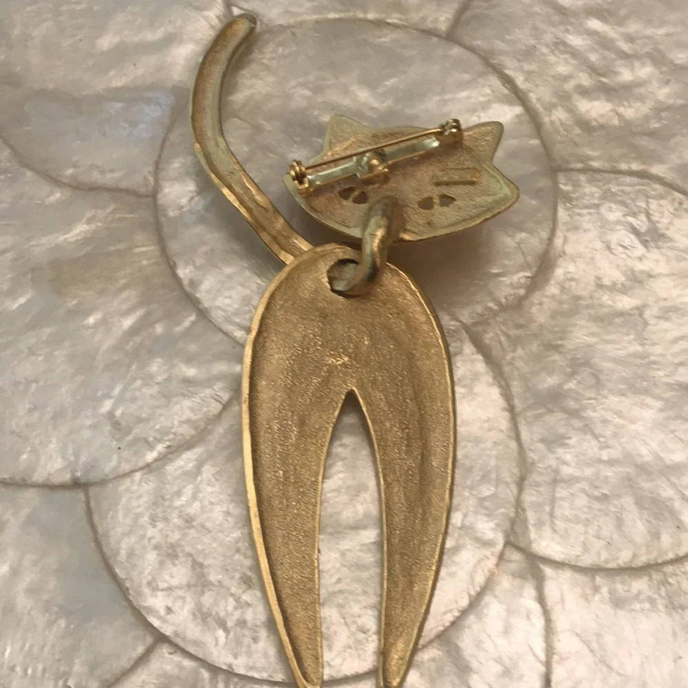 VTG 2 PIECE KITTY PIN - Picture 7 of 11